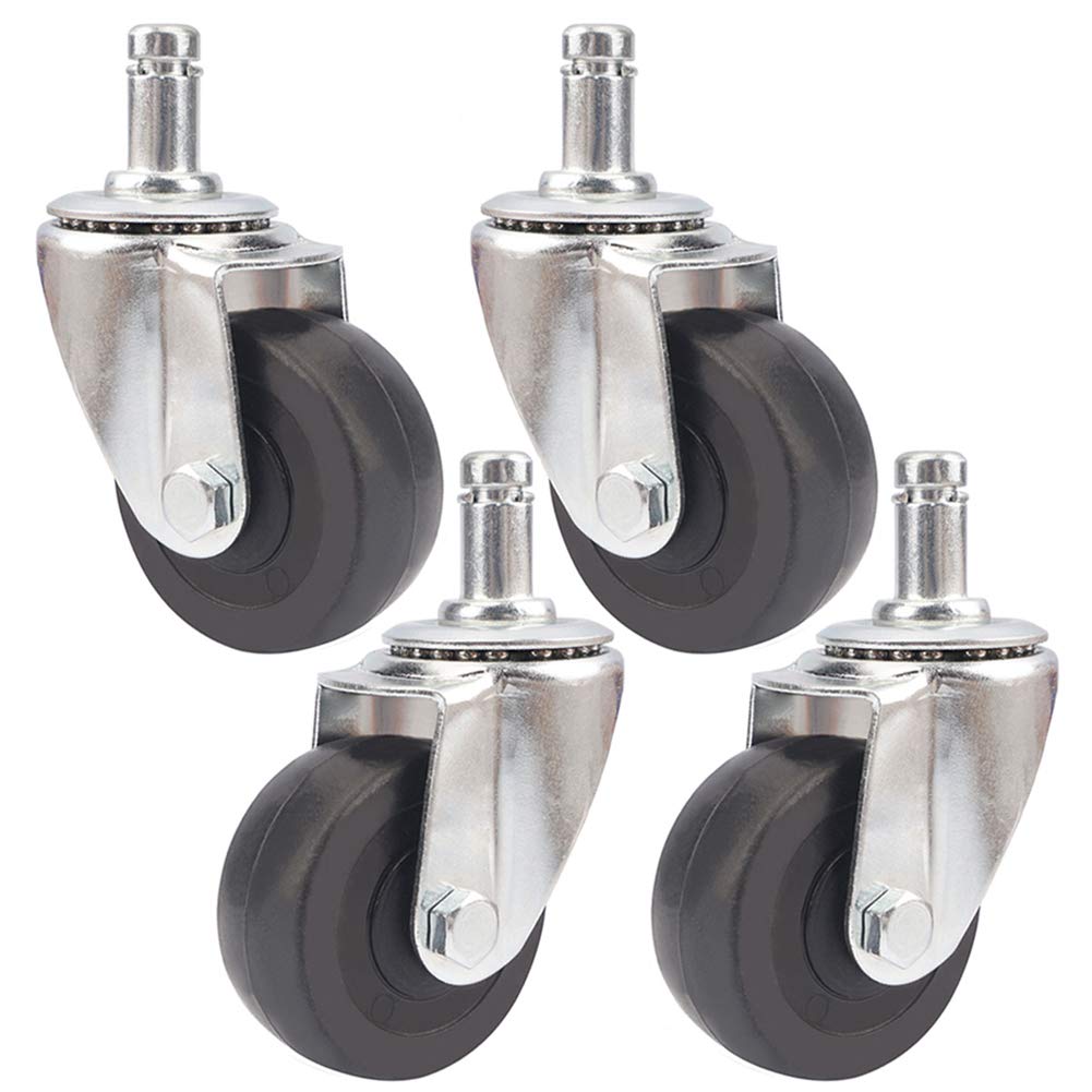 4 koła do łóżeczka 50mm 2-calowy wspornik M11 cicha guma uniwersalny obrotowy 200kg Heavy Duty do wózka meblowego łóżeczko dziecięce krzesło biurowe