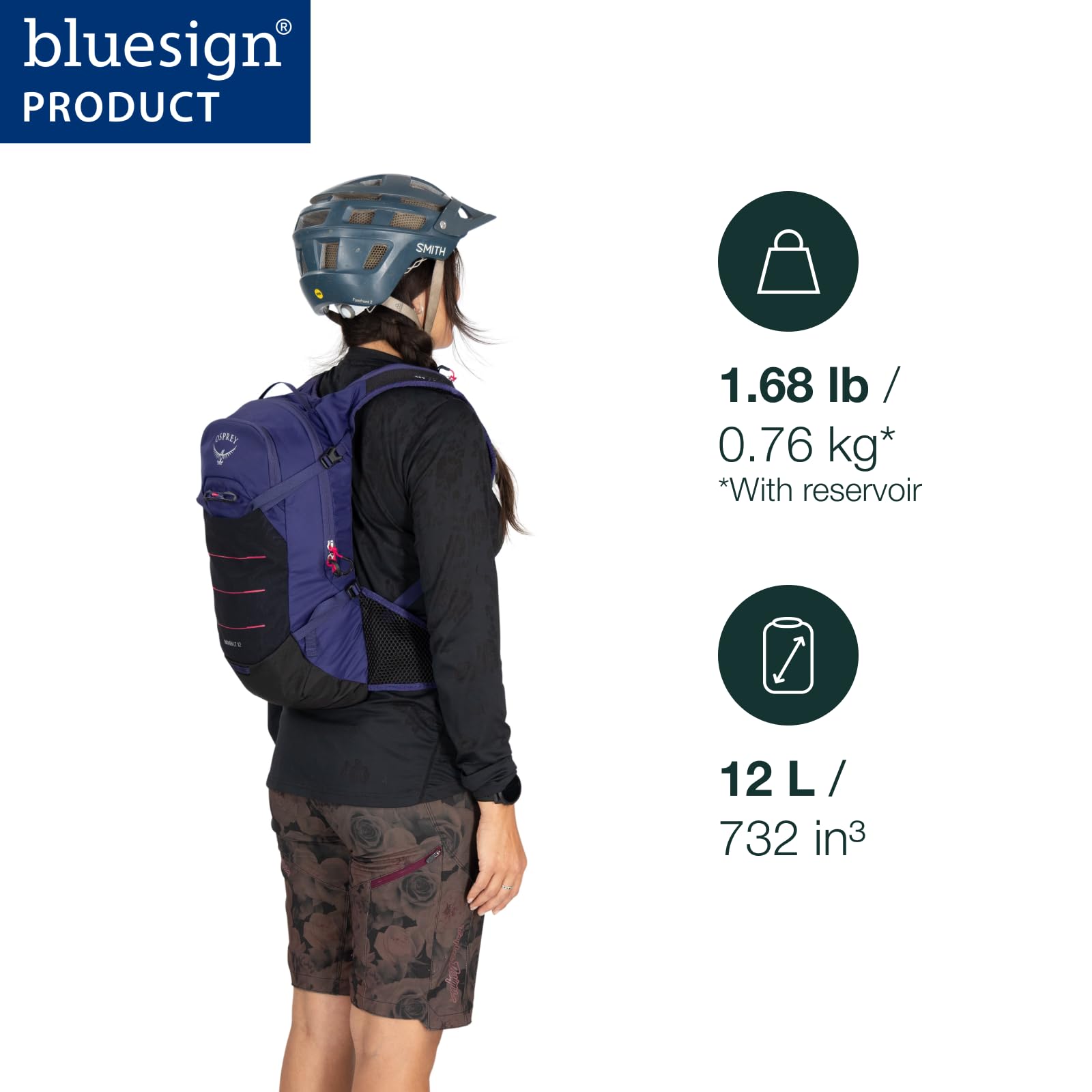 Osprey Raven LT 12L Women's Mountain Bike Hydration Pack, Black OS