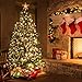 Brightown Battery Operated Christmas Lights 2 Pack 18 Feet 50 LED Clear Mini String Lights with 8 Modes Waterproof Tree Lights for Xmas Outdoor Indoor Holiday Party Garden Decor, Warm White