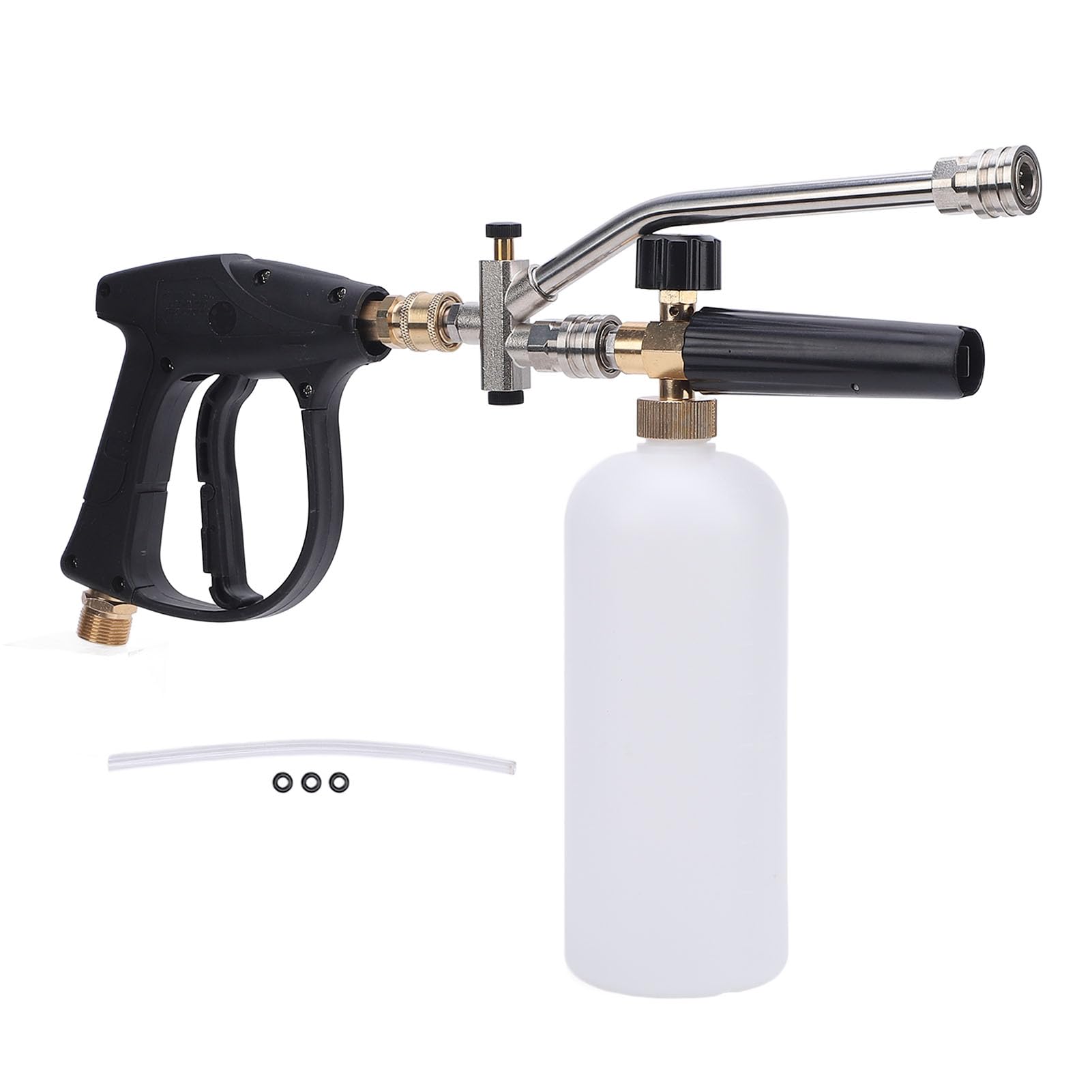 Foam Sprayer Foam Cannon Kit Soap Sprayer,4000 PSI 1L Capacity with Nozzle 2 Connector Interface for Cars Trucks SUVs Motorcycles Roofs Driveways Windows