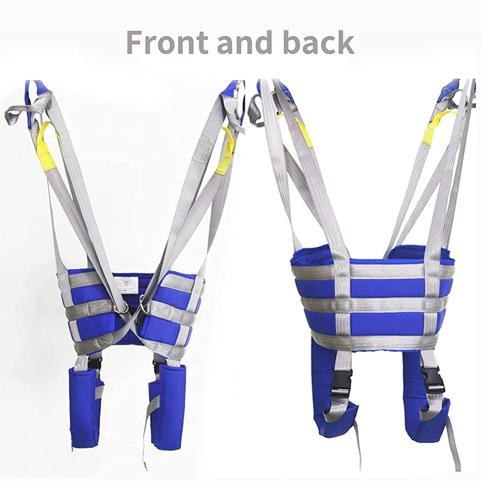Élingue de Levage pour Patient, élingue de Jambe divisée, Harnais de Marche assisté par Le Patient, Ceinture de Marche médicale, Sangle d'aide à la Marche Debout pour Les entraîneurs de Jambe