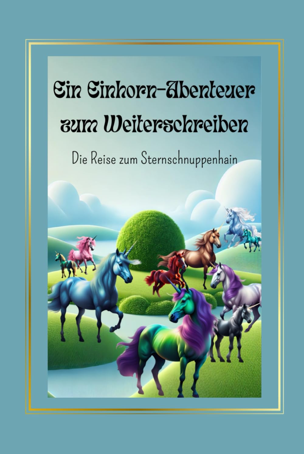 Ein Einhorn-Abenteuer zum Weiterschreiben: Die Reise zum Sternschnuppenhain – Eine Einhorn-Geschichte zum Weiterschreiben