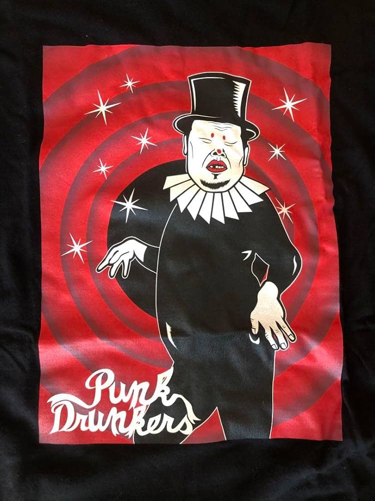 Amazon.co.jp: パンクドランカーズ × 野性爆弾くっきー Tシャツ