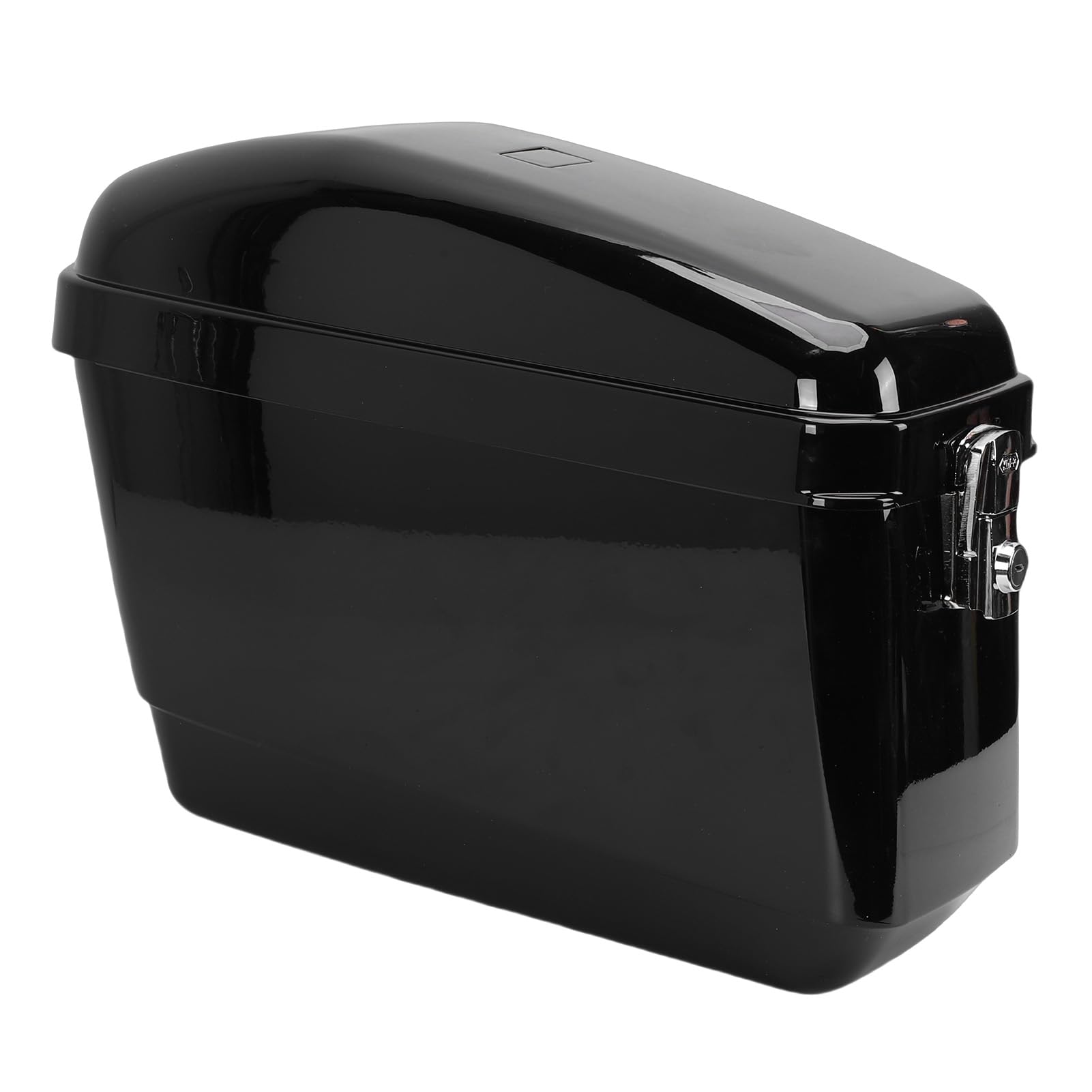 Dpofirs Borse da Sella Rigide per Moto, Valigie Laterali per Moto in ABS con Serratura da 45 Litri con Kit Staffa di Montaggio, per Cruiser e vestibilità Universale