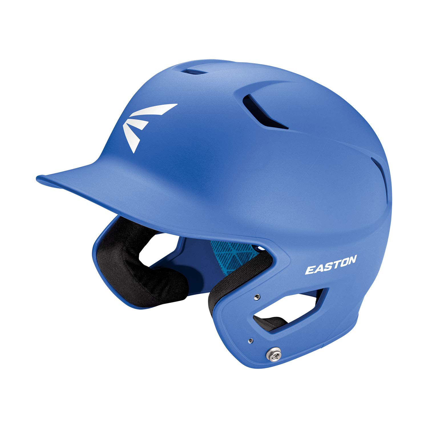 Easton Z5 2.0 Junior Batting Helmet Matte Series Jaw Guard Compatible, Columbia Blue