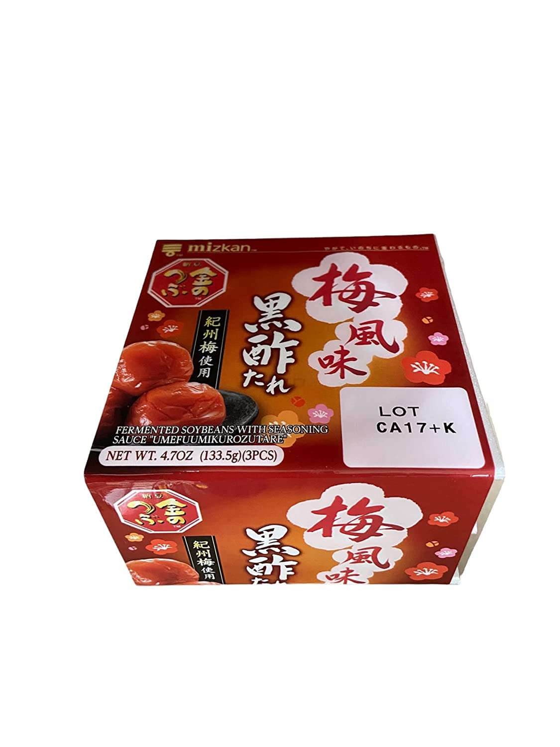 Amazon.com : Mizkan Kurozu Natto (3pcs). Fermented Soybeans with