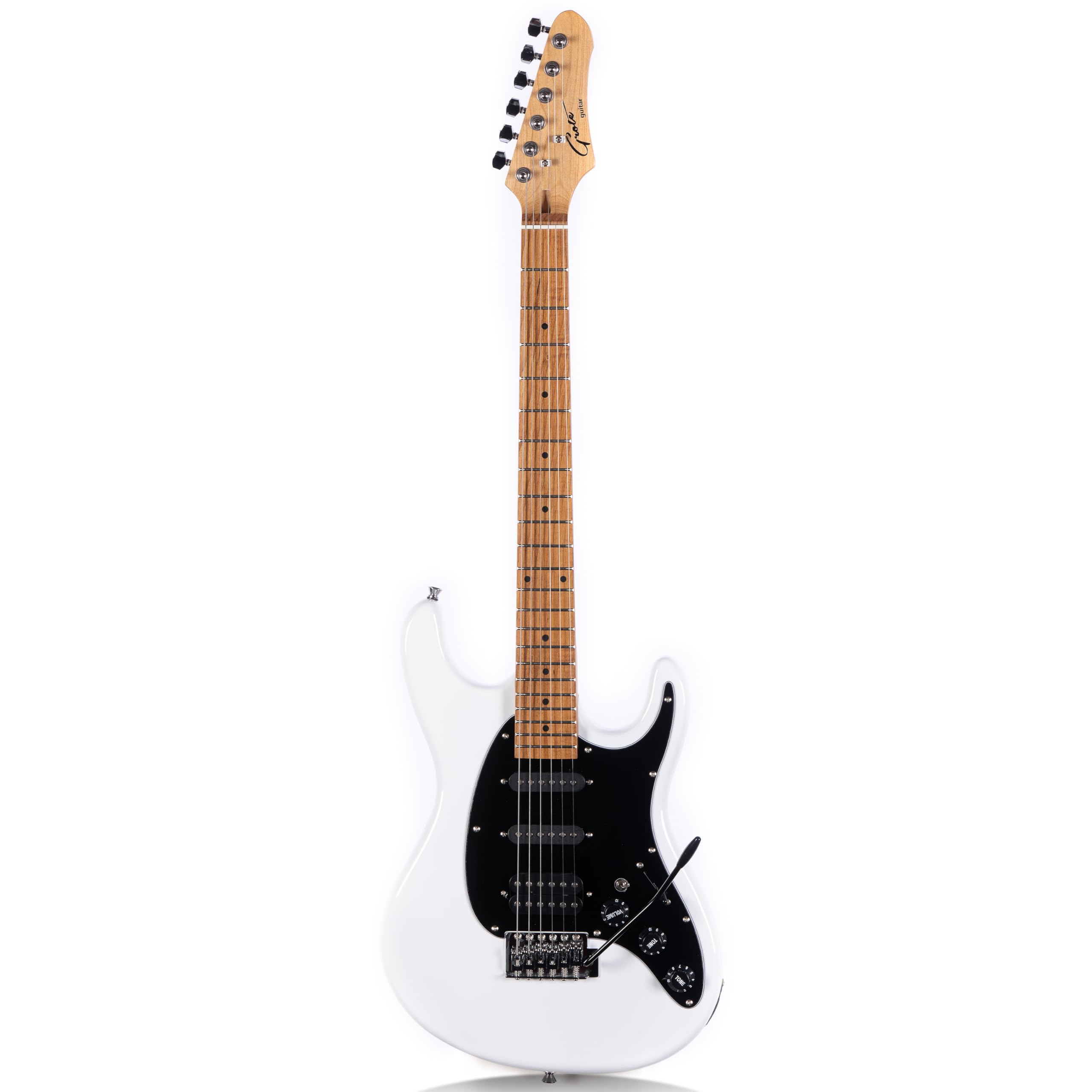 Grote Electric Solid Body Guitar Modern-GST For Beginners (Arctic White)