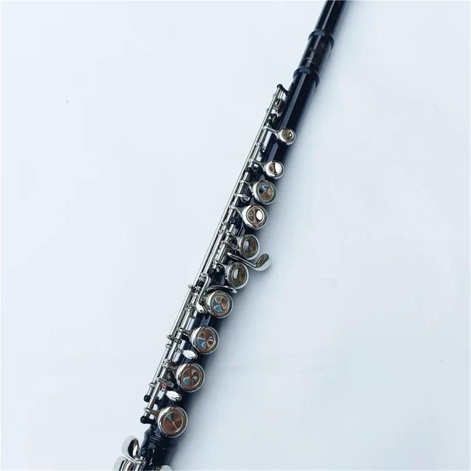 Flet Instrumenty Muzyczne 16-otworowy Flet Instrument Dęty Drewniany Klawisz Zamknięty Dodaj Klawisz E C Tone Niklowany Flet Koncertowy