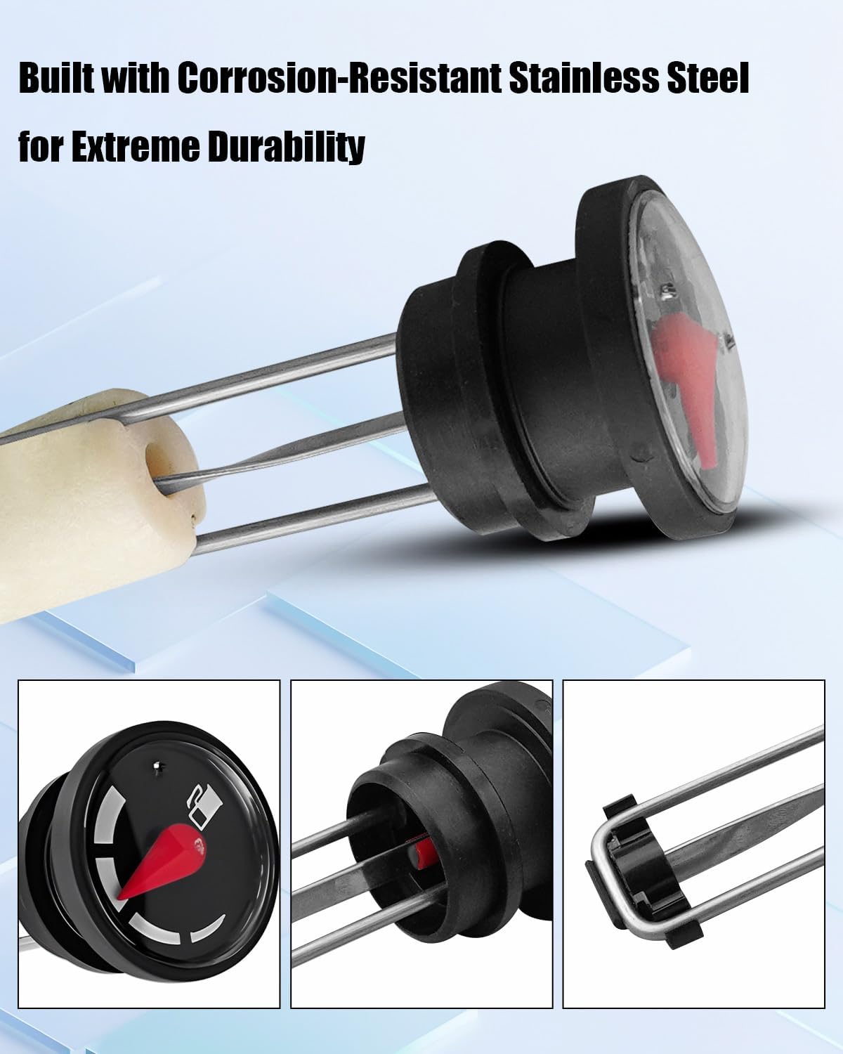 Fuel Sender Gauge Gas Cap Fit for John Deere Gator XUV 620I 625i 825i 850D 855D Diesel Gas 4X2 HPX and 4X4 HPX Gator Utility Vehicles Replace AM143171, Gas Cap Fuel Level Gauge