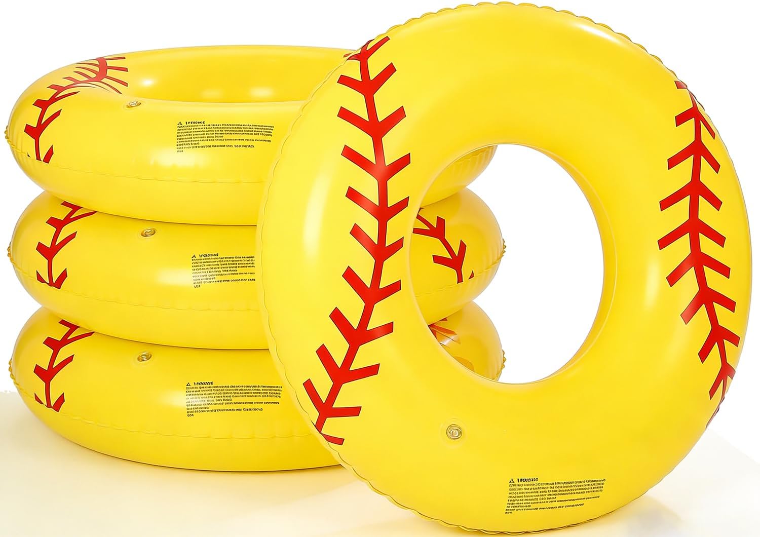4PCS Inflatable Pool Floats 35" Swimming Rings Large Inner Tube Swimming Pool Swim Rings Pool Lounger Float for Pool Party & Summer