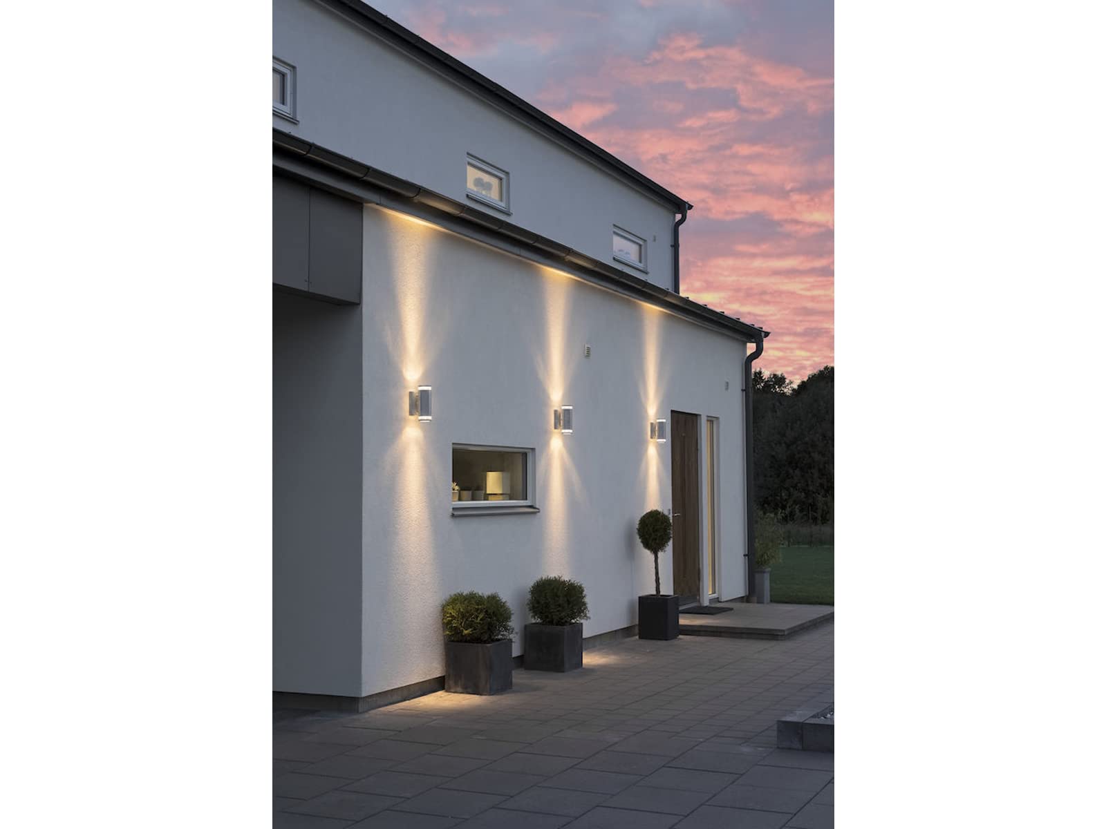 Applique Murale Modena En Bas Acier Galvanisé Konstsmide