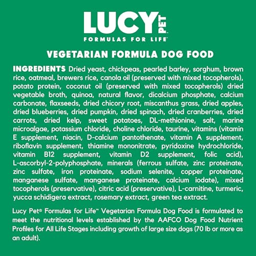 Lucy Pet Products Lucy Pet Vegetarian Formula Dog Food 5Lb thumb #4