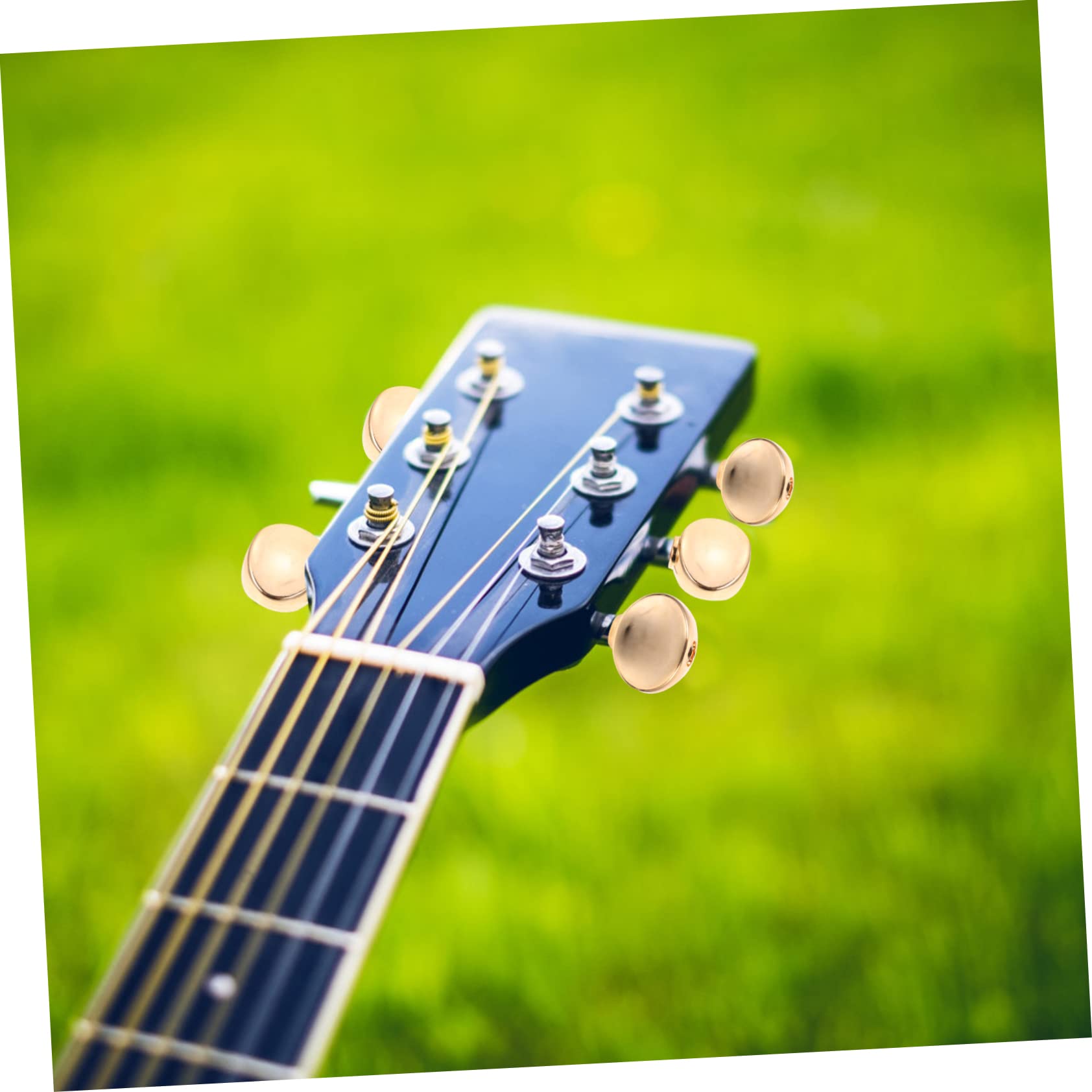 ibasenice 24pièces Chevilles Accordage Métalliques Pour Guitare Têtes De Machine Forme Ovale Accessoires Pratiques Pour Instruments De Musique