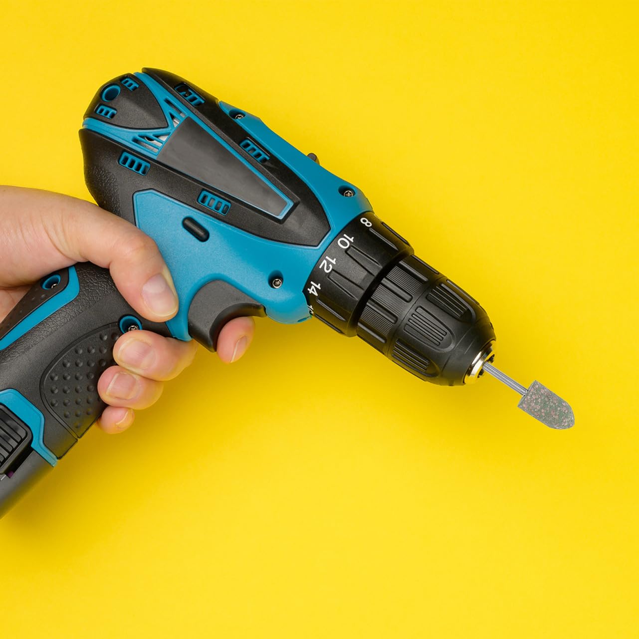 Schleifaufsätze Effektive Polierscheiben 100 Stück für Bohrmaschinen und Einfache Handhabung mit Sand Wolle und Gummi für Heimwerkstatt