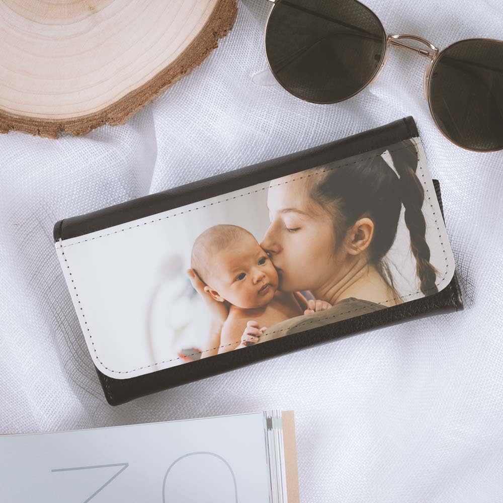 Brillenetui mit eigenem Foto - Kunstleder mit Fotodruck - Brillenetui zum Selbstgestalten mit Foto, Bild oder Logo