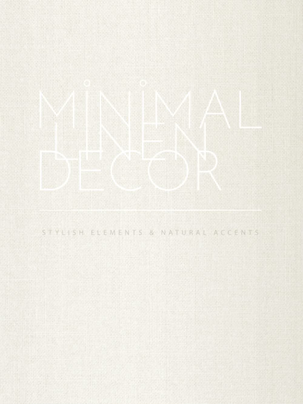 Minimal Linen Decor - Decorative Hardcover Book for Coffee Table Display and Interior Design Styling: Ideal Accent for Stacking and Home Staging and | ... and Neutral Beige Aesthetic (Fabrics de Mode)