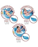 Vista 9 de Bañera para bebés Skip Hop Moby, 3 en 1 Smart Sling Tub, azul, Azul