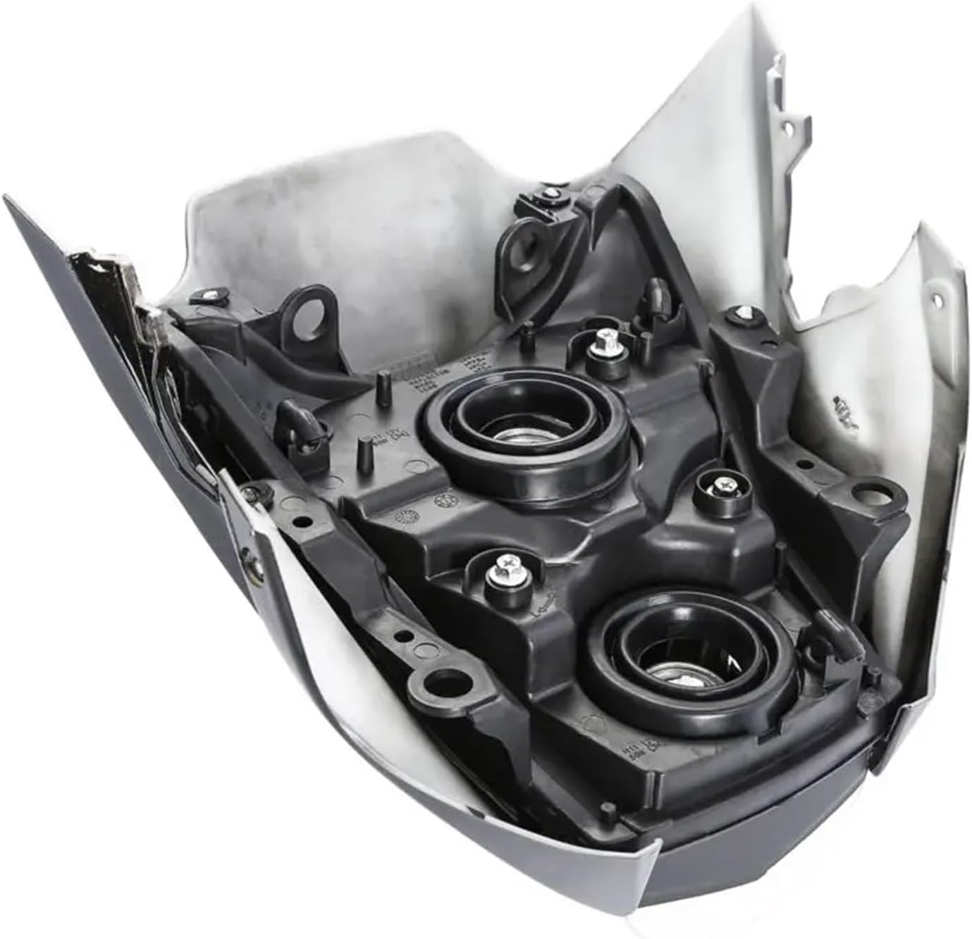 Motorcycle Black Headlight Fairings Head Light Lamp Cowling Compatible with Kawasaki ER6N 2012-2015 2013 2014