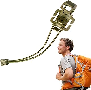 Flashlight Clip Mount,Multipurpose Fastener for Clipping Belt Keychain | Clips for Backpacks, Backpack Clips Multipurpose Fastener for Clipping Keys, Tools, Accessories Jiyan