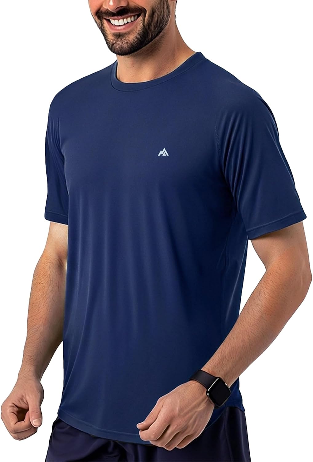 Instant Cooling Workout T-Shirt, Quick Dry Athletic Gym Performance Tee Running Moisture Wicking Undershirt