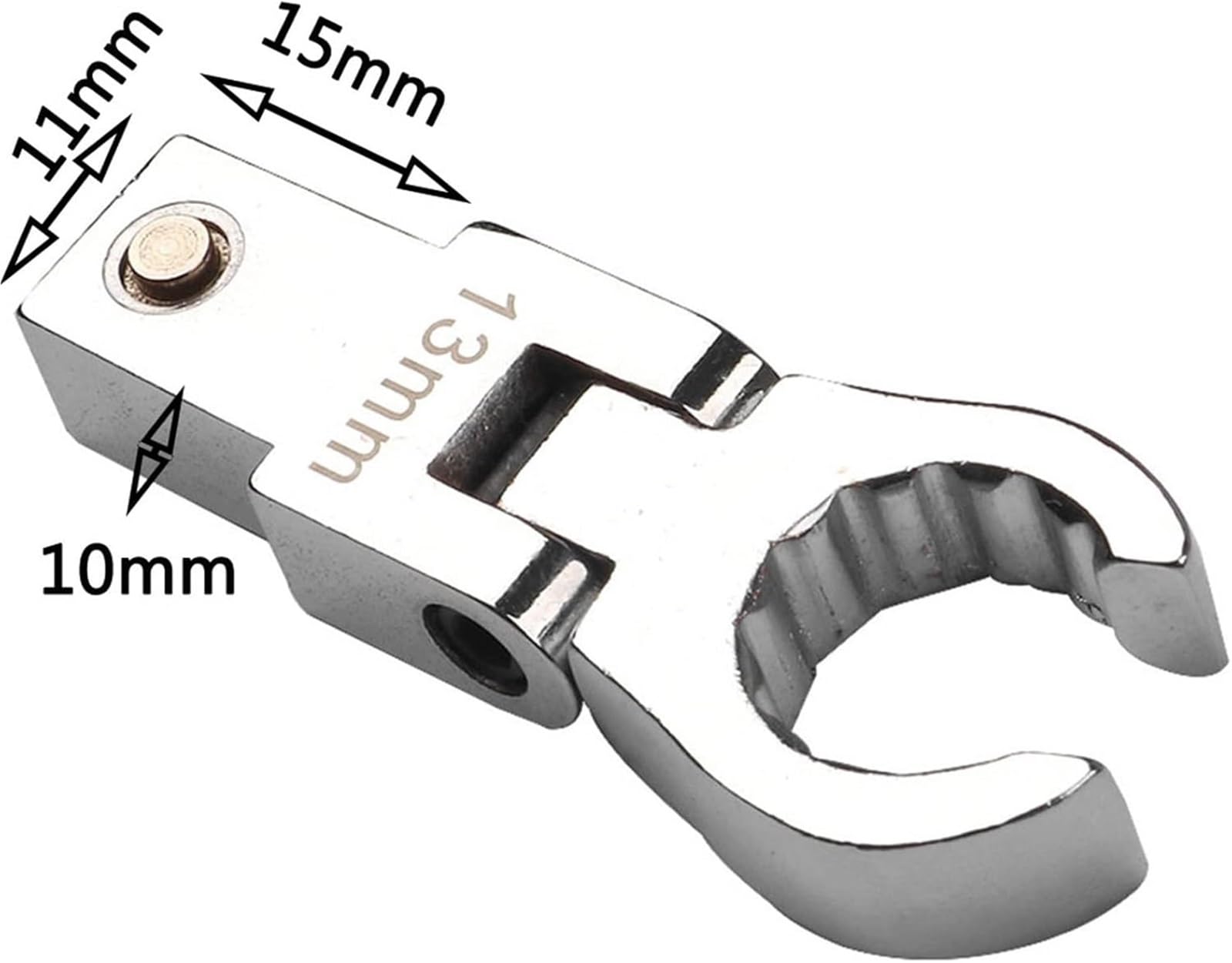 Llave ajustable, llave for fontaneros, llave ajustable: llave de trinquete portátil, cabezal agitador, juego combinado intercambiable, llave flexible extraíble giratoria de 180 °, llave de cambio prof