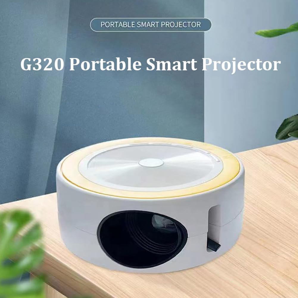 Mini projecteur LED G320, projecteur vidéo compatible avec écran de synchronisation USB 1080P, téléphone intelligent, projecteur pour enfants, home cinéma PK YT200 C