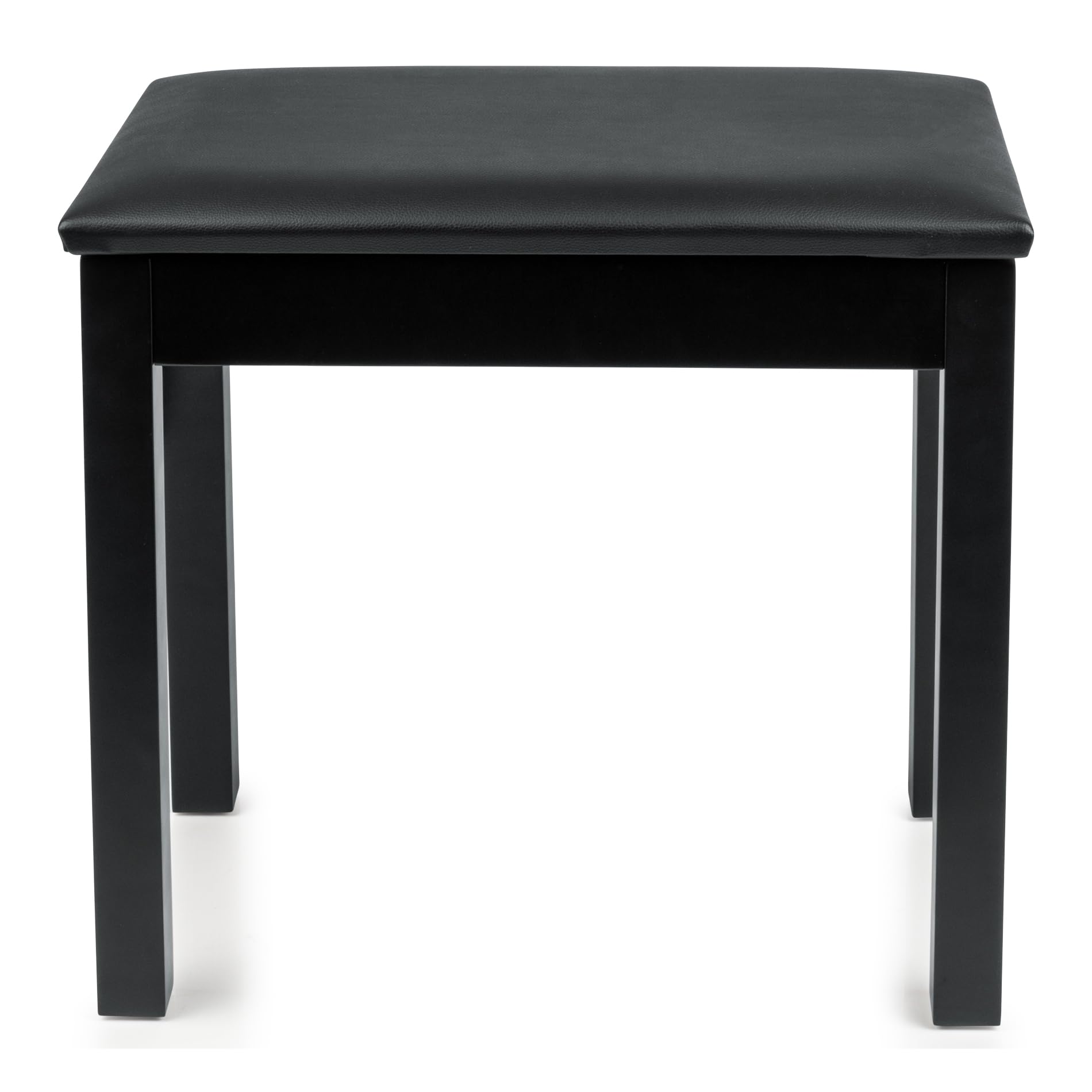 Gator Frameworks GFW-KEYBENCH-WDBKS Deluxe Klavierbank – Holzbank in Schwarz mit aufklappbarem Ablagefach, gepolsterte Sitzfläche, ideal für Piano, Keyboard, Studio & Bühne