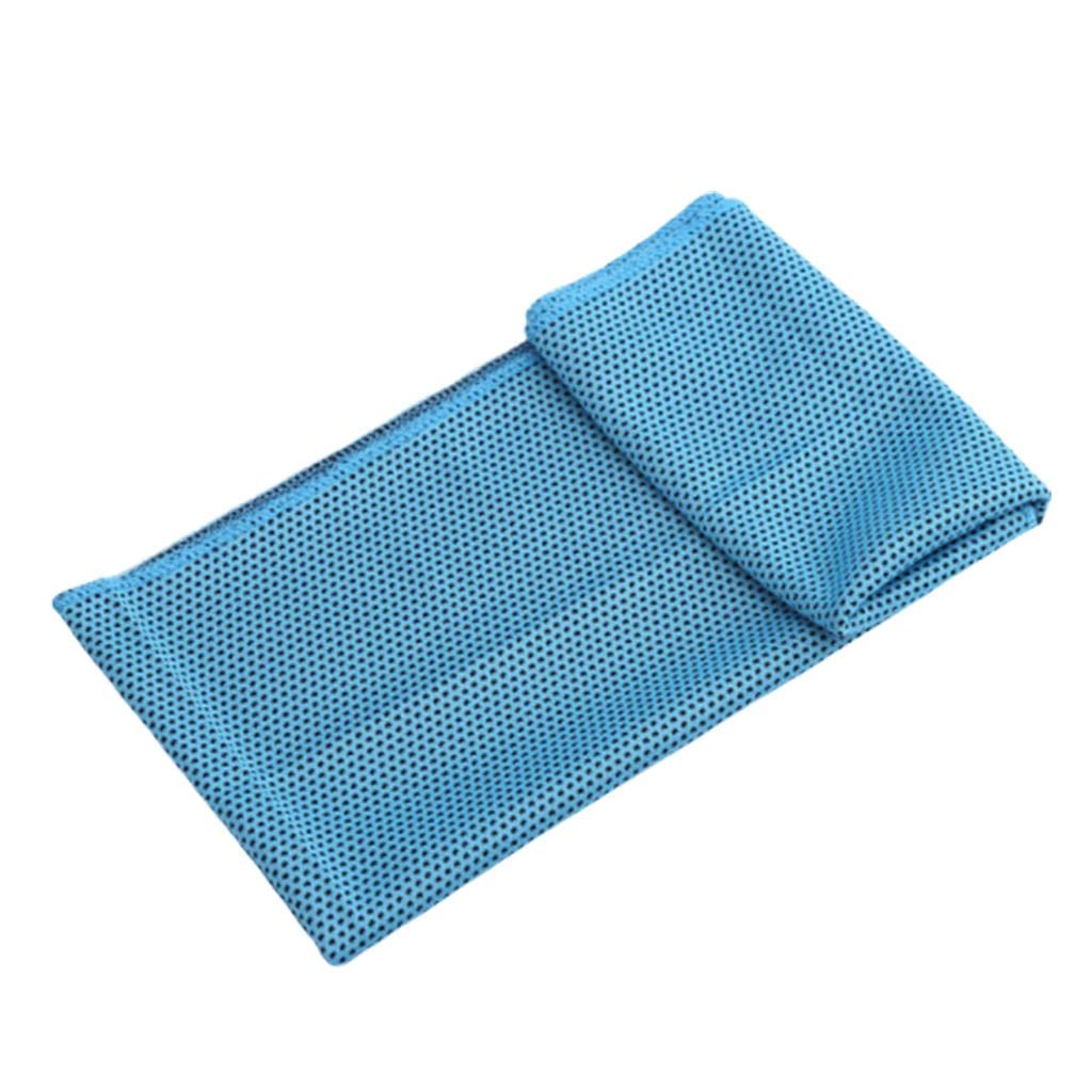 ATORSE Cooling Towel Keep Cool for Jogging Golf Yoga Camping Hiking Towel Blue-picture-42