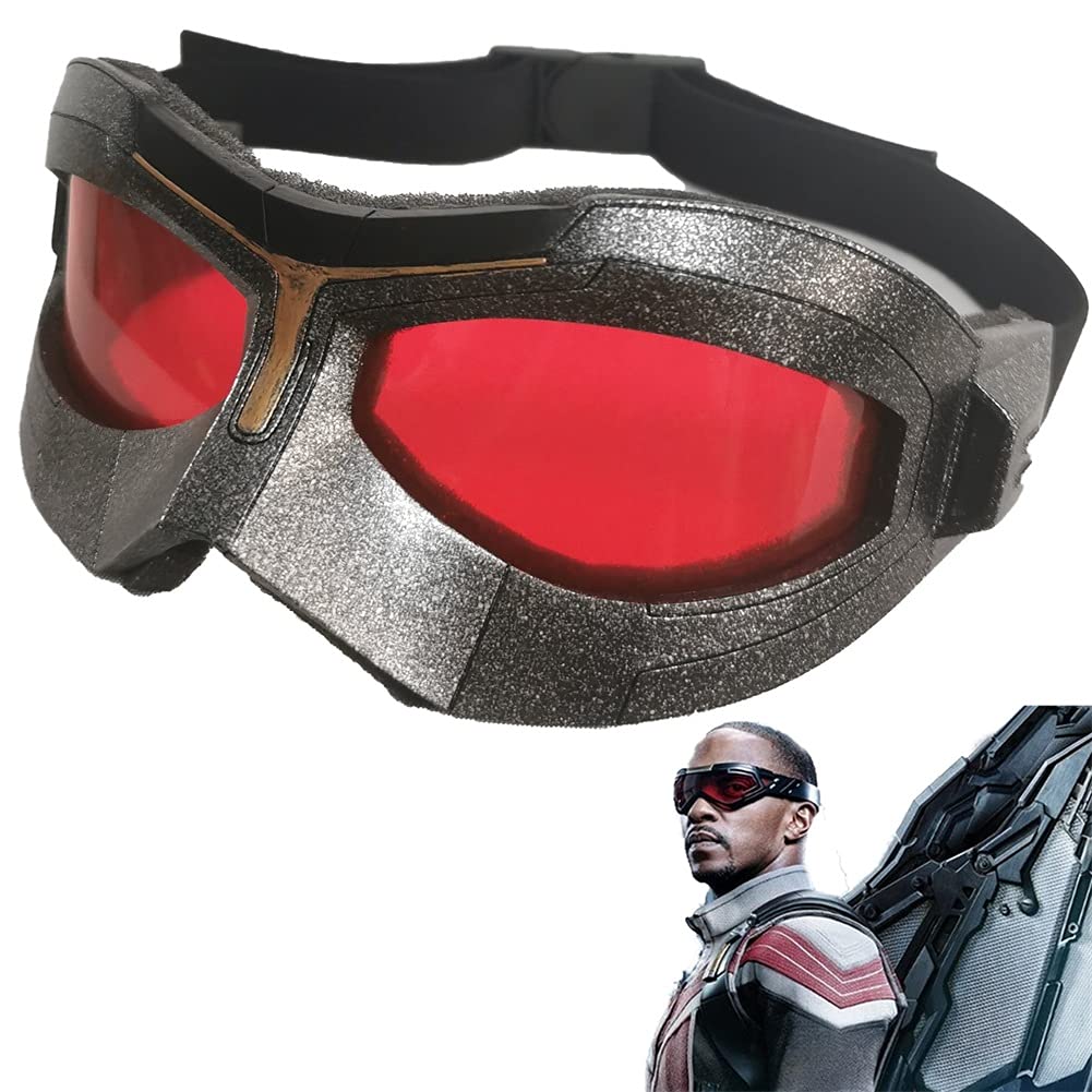 Falcon Resin Glasses Mask Sam Wilson Movie Superhero Cosplay Costume Halloween Props