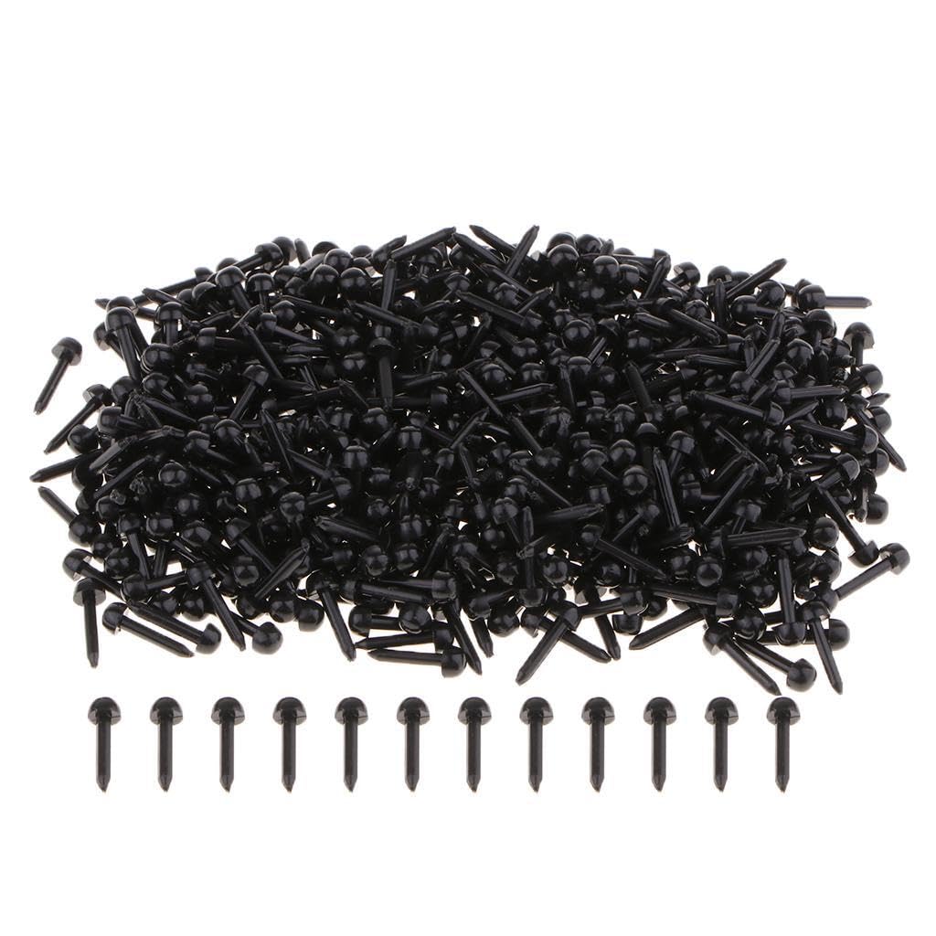 YIXANNX 500x DIY Dolls Accessory Plastic Safety Eyes and N for Crafts Making Crafts Eyes N DIY Dolls Accessories
