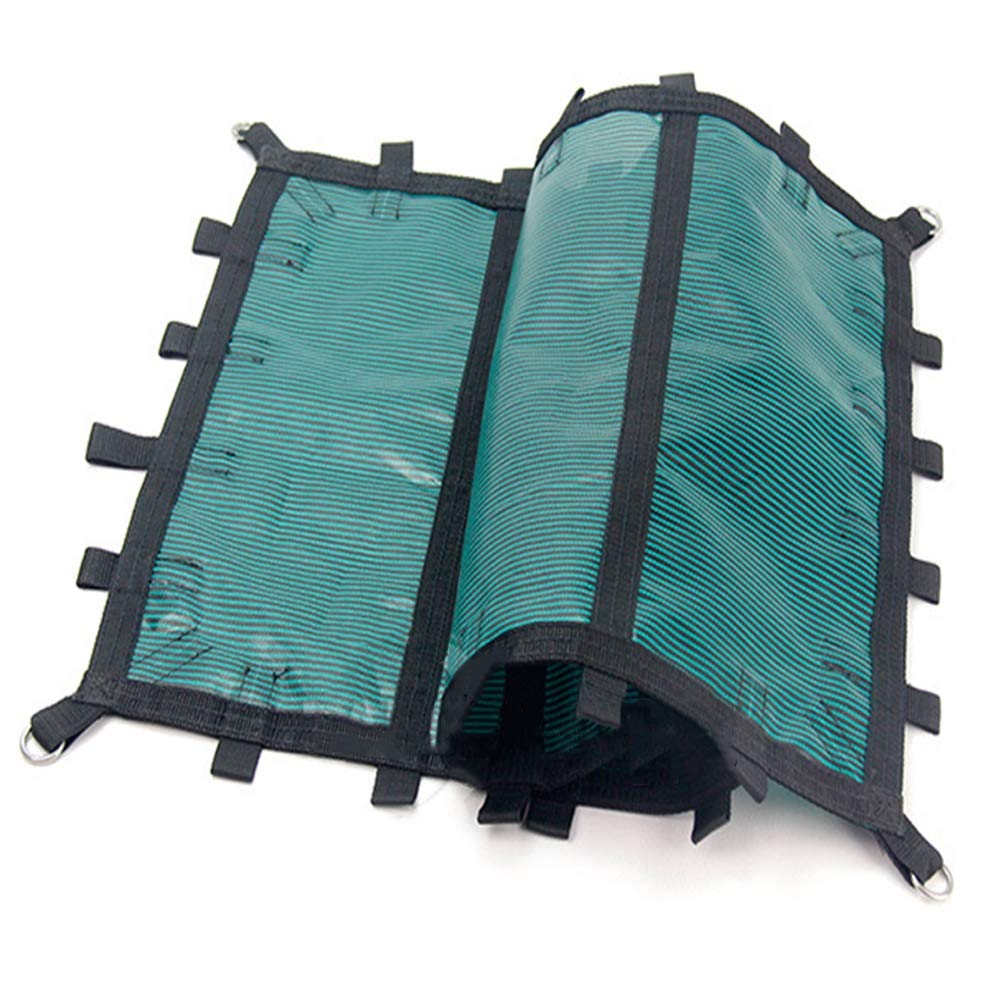 Cobertor Solar para Piscinas, Cubierta solar para piscinas, cubierta verde grande con correas reforzadas, para mayor seguridad y protección infantil, evita la acumulación de residuos y hojas. Incluye
