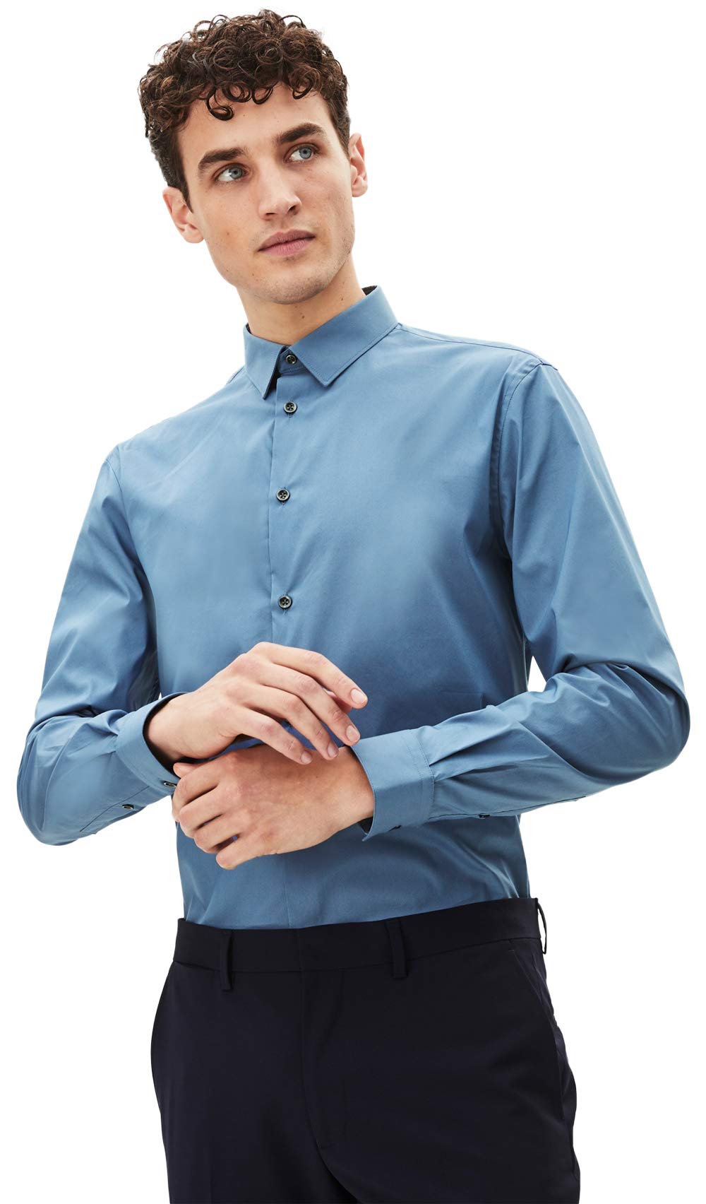 Celio Men's Masantal1 Casual Shirt, L