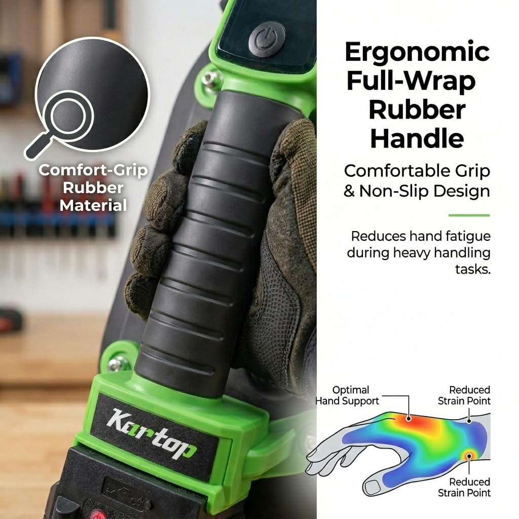 Heavy Duty Suction Cups for Glass Lifting, 600LBS Battery Powered Suction Tool with Digital Display, 4x2400mAh Batteries, Electric Lifter for Granite, Tile, Metal, Large Glass