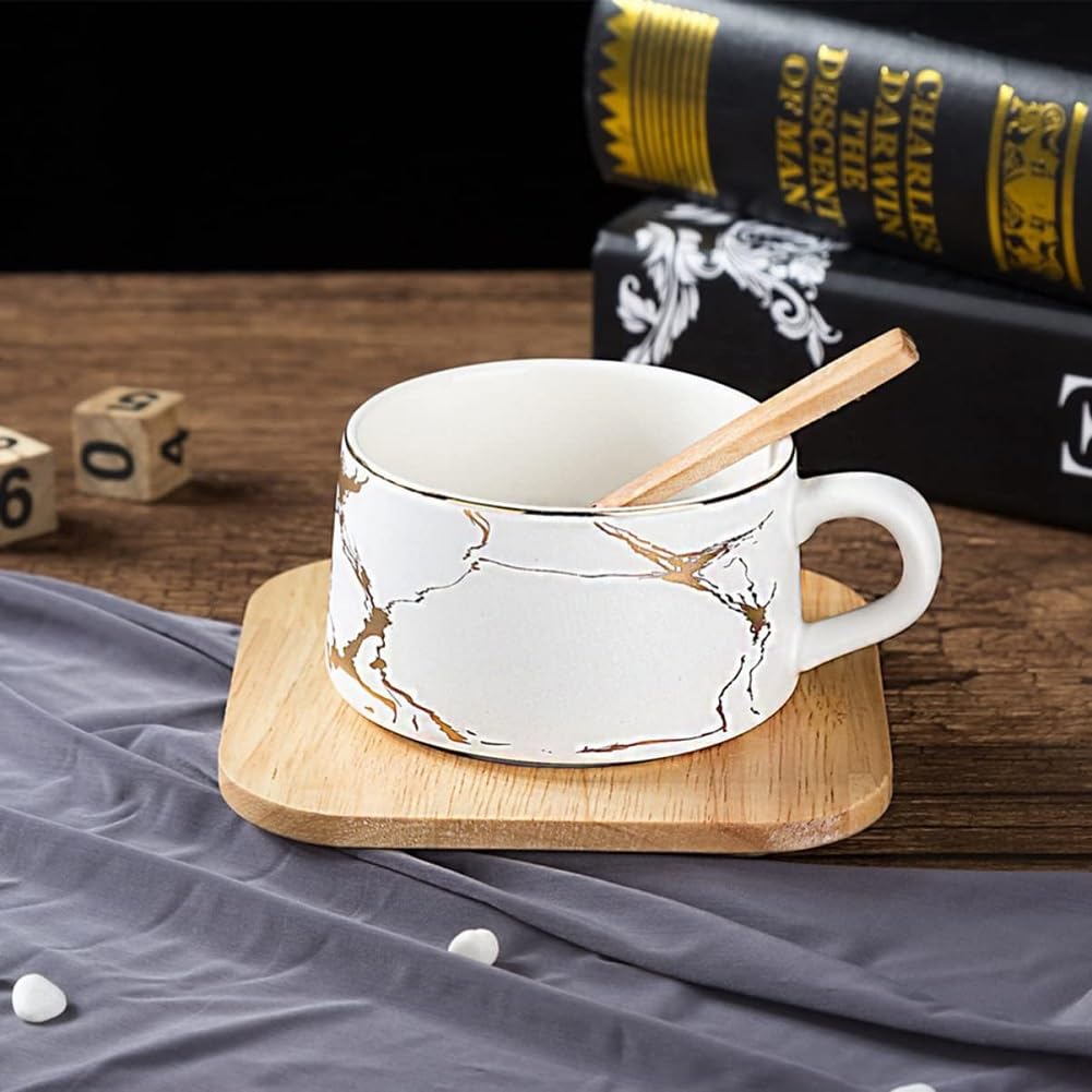 Tasses À Café En Porcelaine Avec Soucoupe - Cadeau Pour Mariage