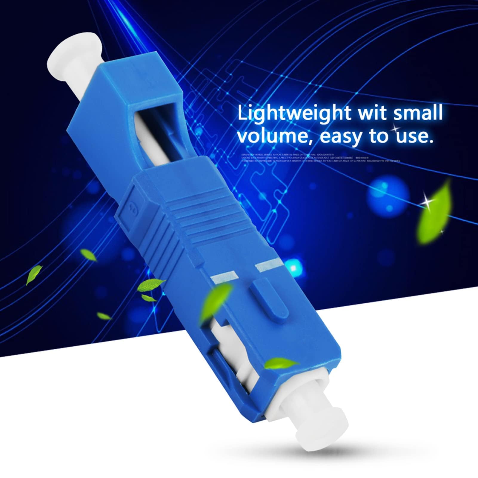 5PCS Fiber Optic Adapter SC Männlich LC Weibliche Hybrid Fiber Optic Adapter Konverter Für Glasfaser-Kommunikationssysteme Und Ethernet-Netzwerkausrüstung