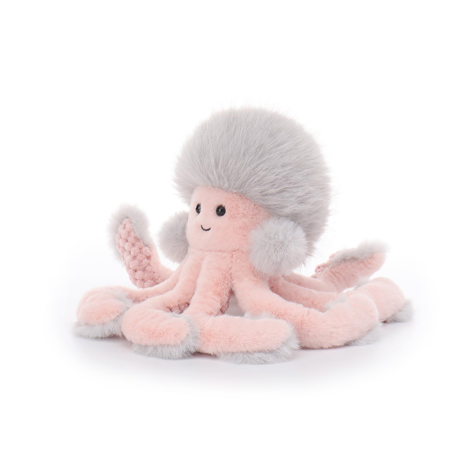Apricot Lamb Gentle Octopus Plushies Stuffed Animals for Baby Girl and Boy Soft Cute Plush Toys for Kids 6 Inches - Image 3
