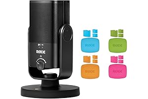 Rode NT-USB USB Microphone Bundle with Color-Coded Caps