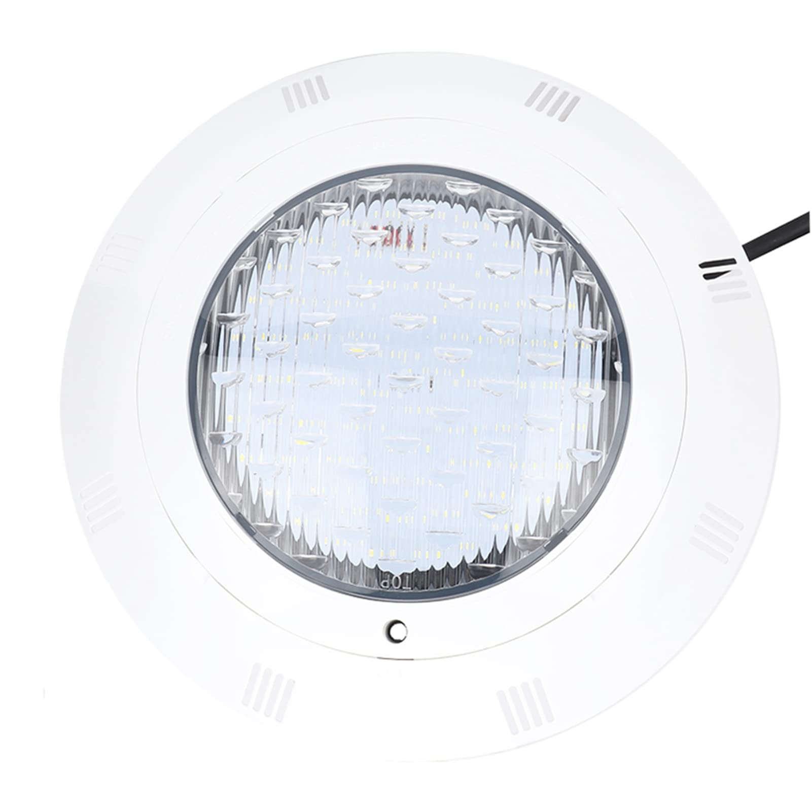 Haofy Podwodna Basenowa z Chipami 360 LED do Basenów i Fontann Naziemnych Wodoodporna LED Obudowa Kwasoodporna Jasnobiałe Oświetlenie Kompletny Zestaw