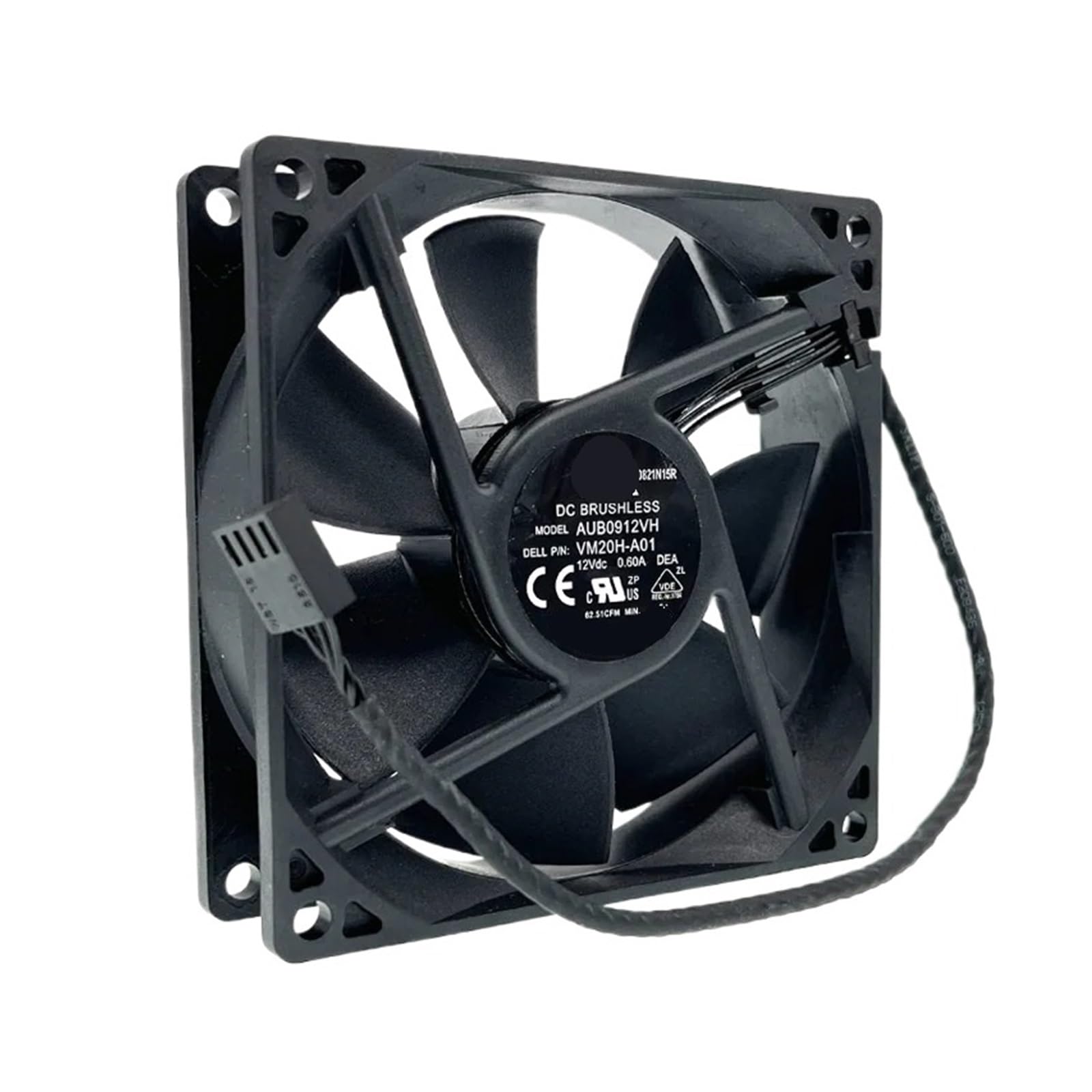 WEUSANXPL 90mm Fan AFB0912VH = AUB0912VH 90 * 90 * 25MM 9225 DC 12V 0.60A 4-pin