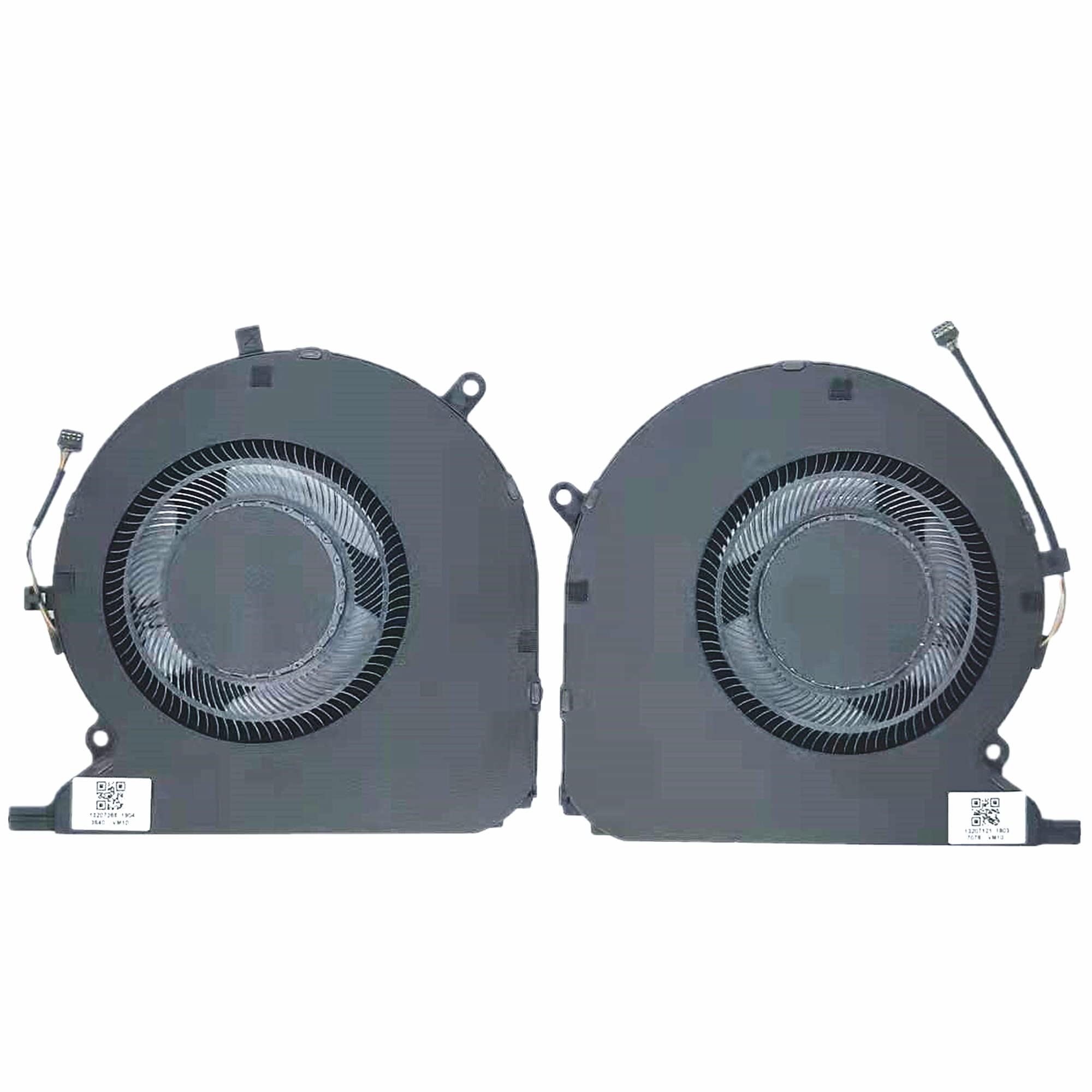 Replacement New CPU + GPU Cooling Fan for Razer Blade 14 RZ09-0370 RZ09-0370CEA3 RZ09-0368 Series P/N:13207266 13207121 DFS5K123043635 FNNK DFS5K121144645 FNNL DC5V 0.5A Fan