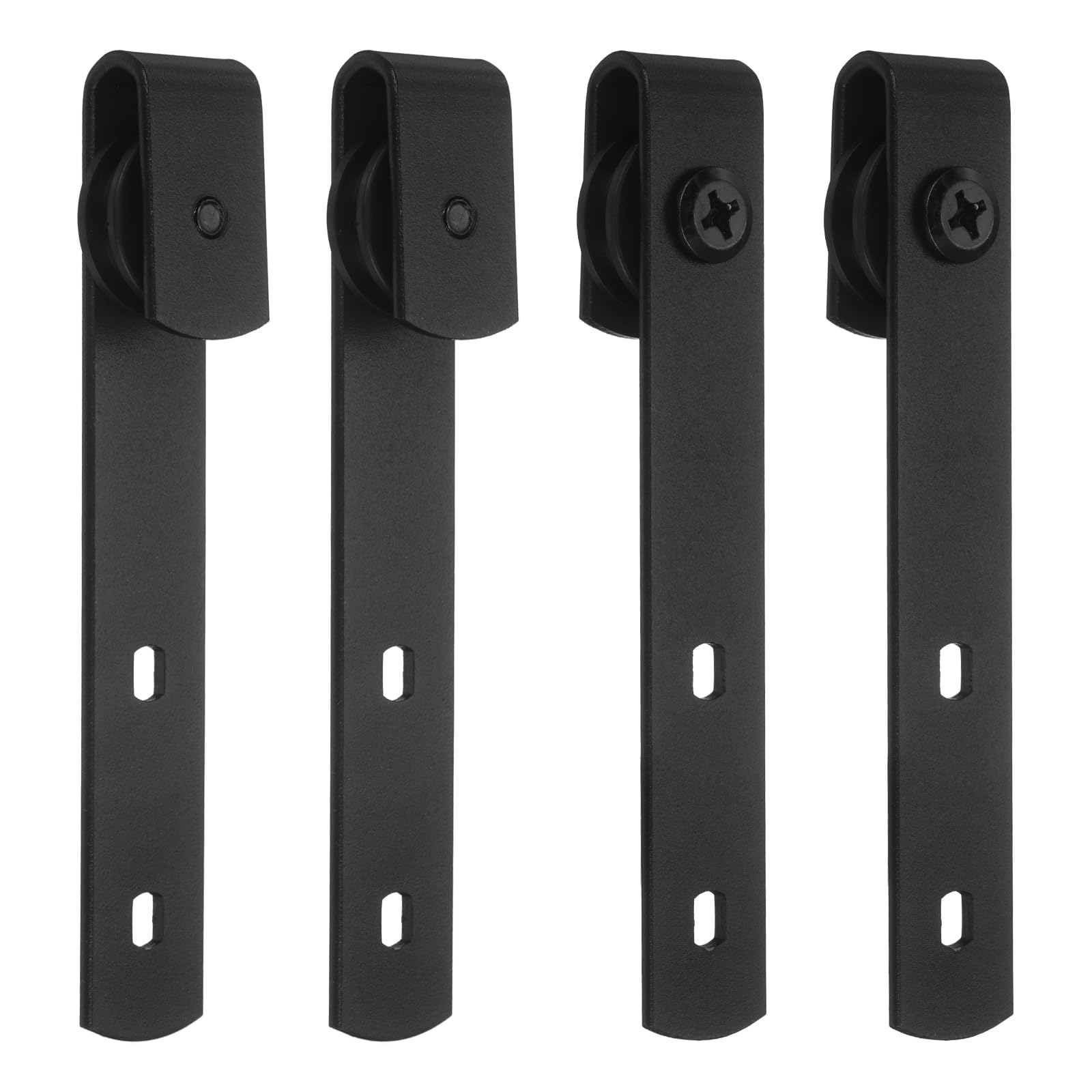 Cintre pour porte de grange coulissante mini quincaillerie meuble TV lot de 4