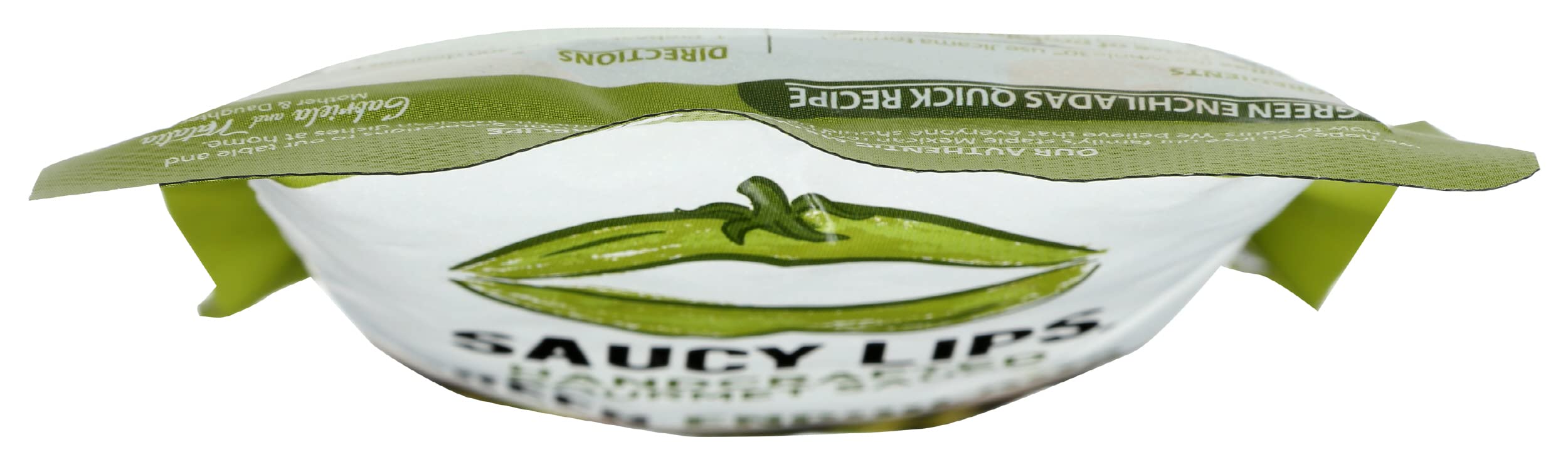 SAUCY LIPS FOODS Green Enchilada & Tomatillo Sauce by Saucy Lips - Authentic Mexican Sauce Recipe, Fresh, Vegan, Gluten-Free, 8oz - Perfect for Tacos, Enchiladas, and Zesty Dips