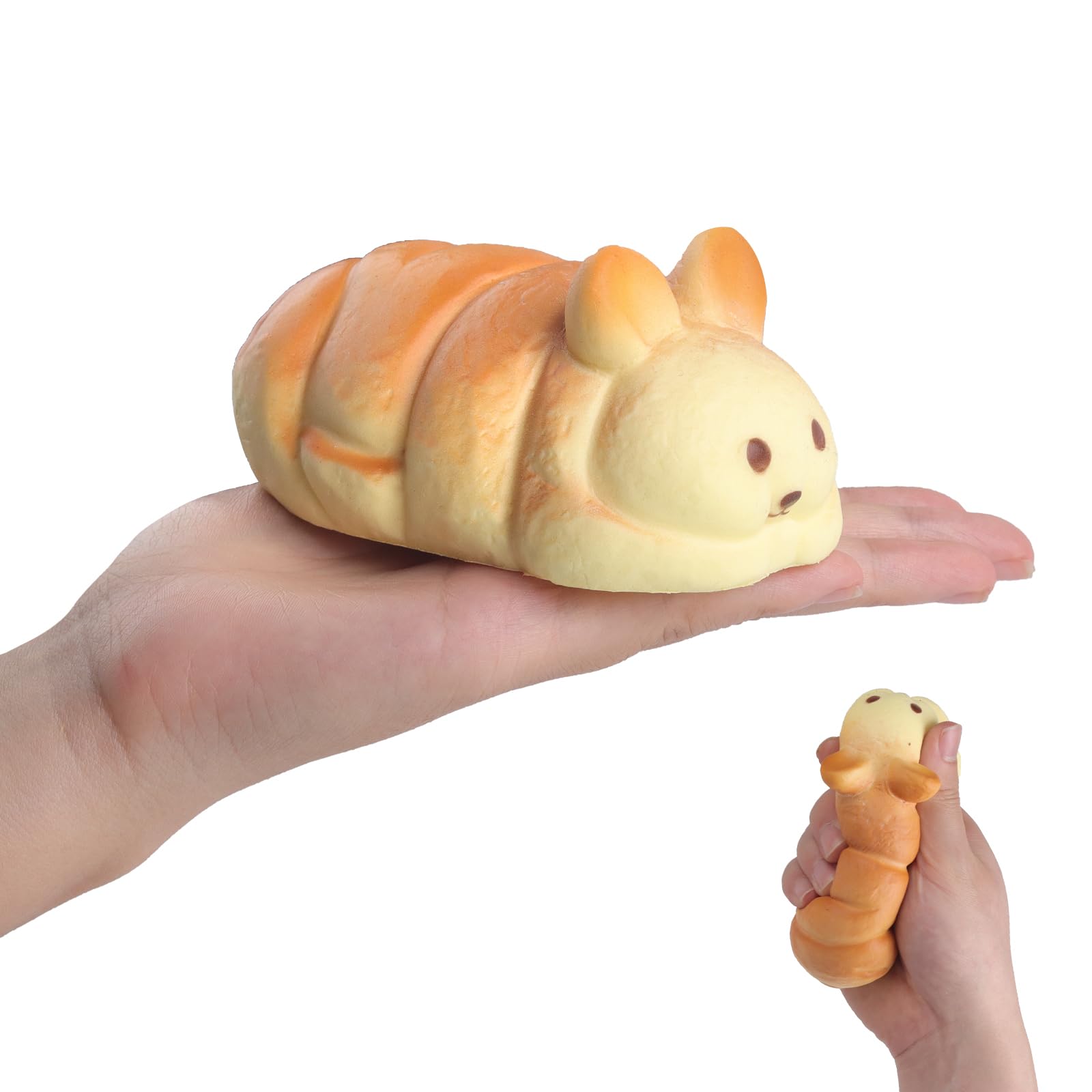 Anboor Jumbo Butter Bread Squishies Slow Rising Squishies Toy Bunny Bread, Cute Food Foam Animal for Kids â image 1