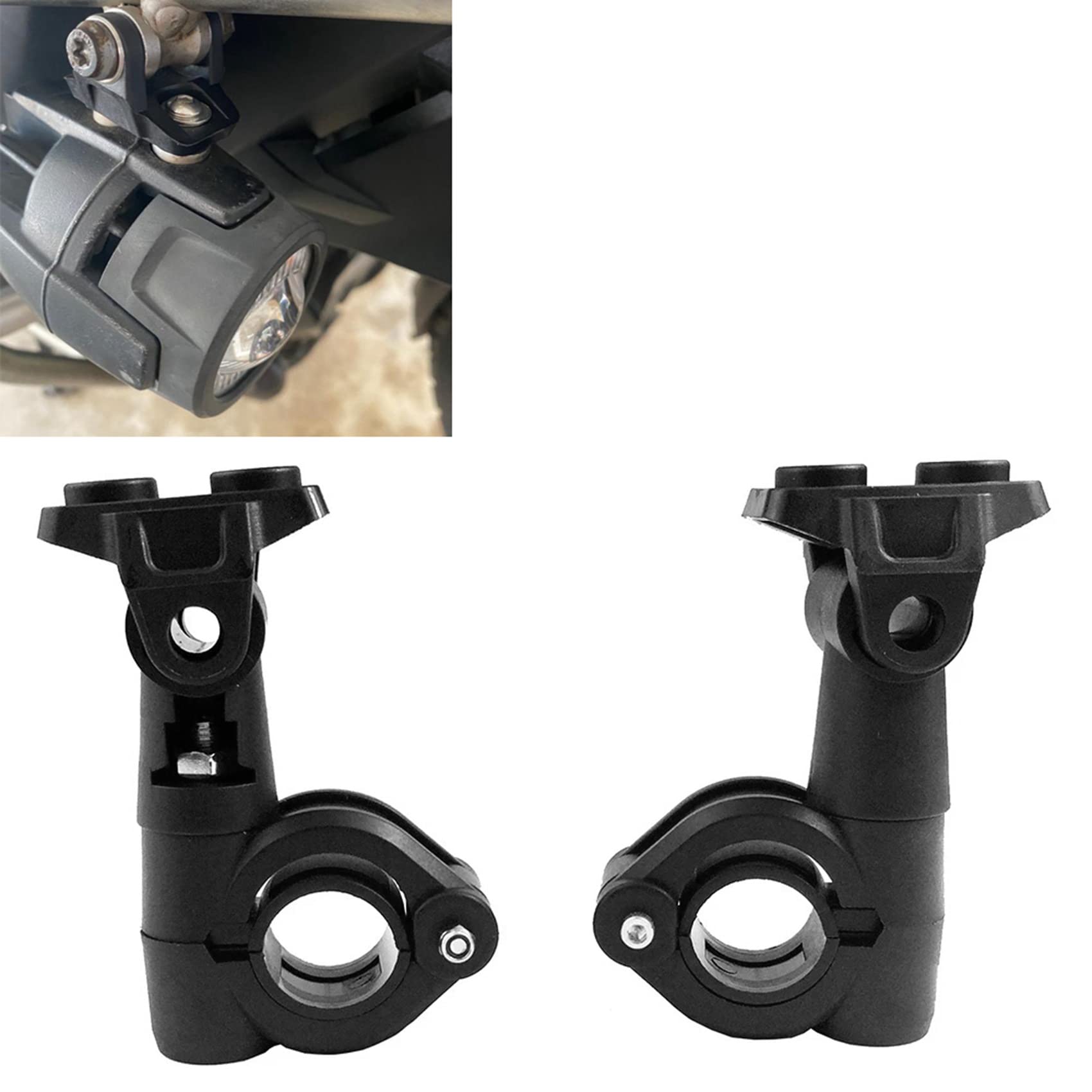 4 staffe di fissaggio per riflettori per moto, staffa di montaggio per fendinebbia, staffa ausiliaria a LED per R1200GS F800GS