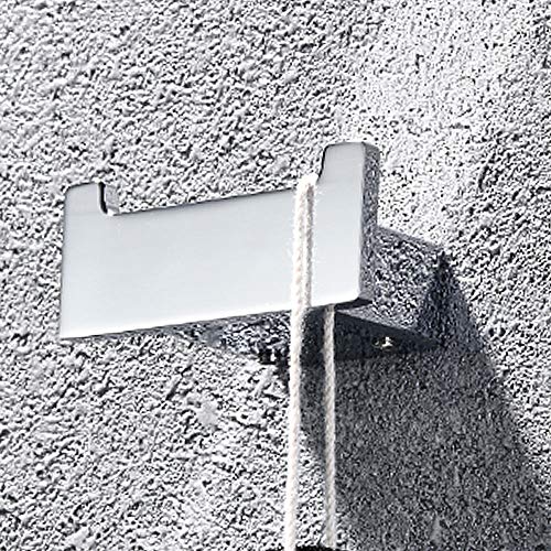 Preisvergleich Produktbild OIZEN Handtuchhaken 304 Edelstahl Rostfrei, Bademantelhaken Haken Wandhaken Bad und Küche Handtuchhalter Kleiderhaken, Silber