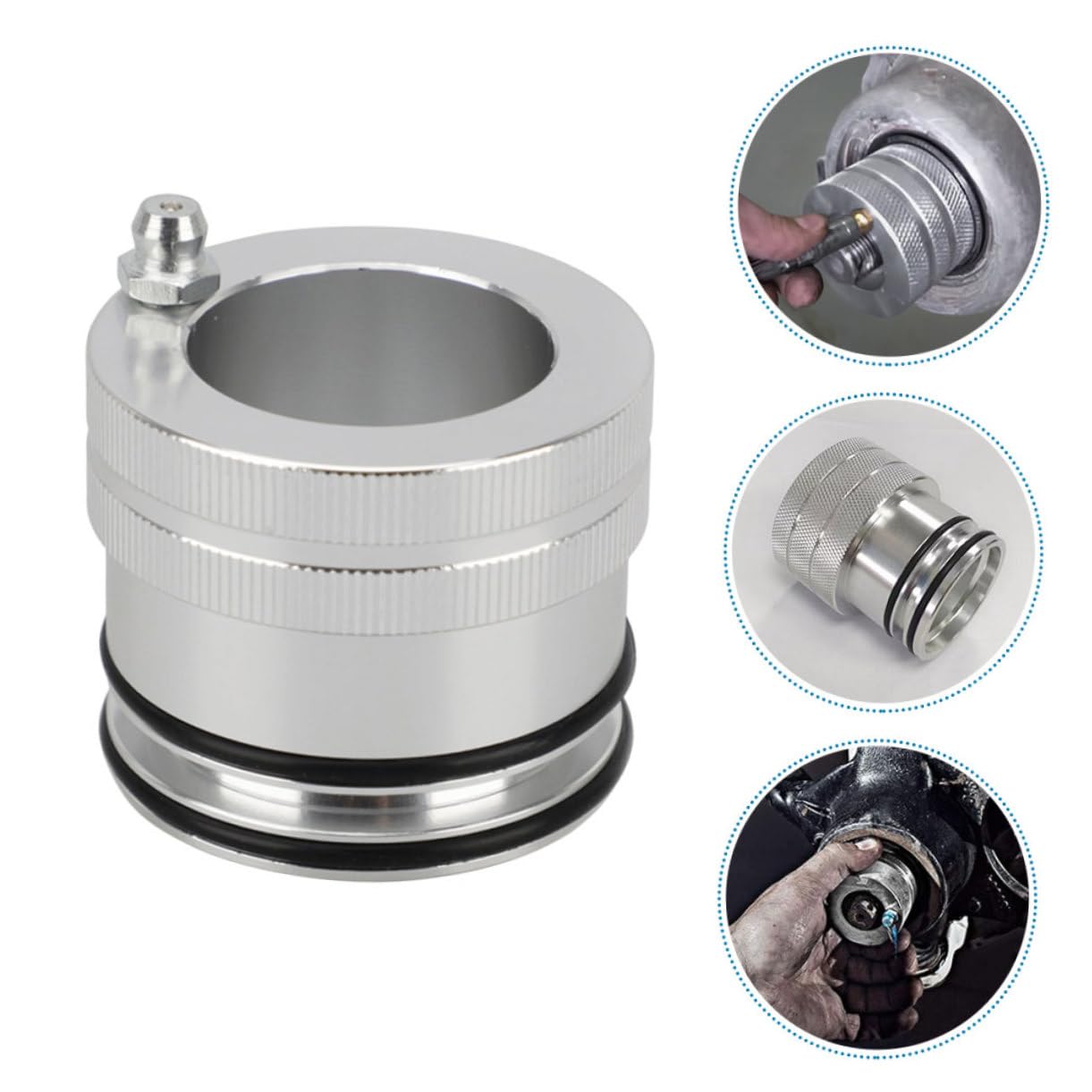 iplusmile 3pièces Outil De Graissage De Roulement pour Voiture Lubrification Précise Et pour Roulements De Roue Outil Multi-Fonctionnel Léger Et Portable pour Entretien Automobile