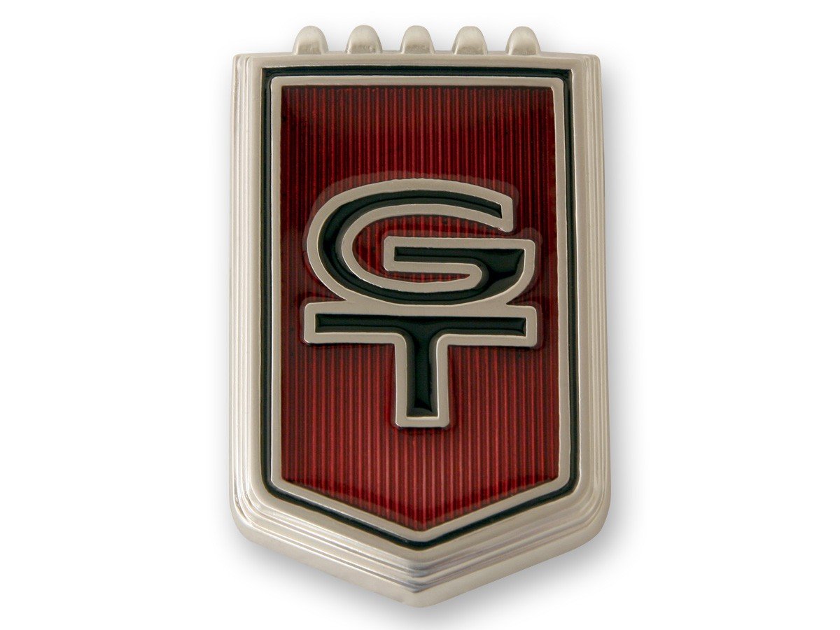 Scott Drake C6OZ-16098-B 1966 Fender GT Emblems