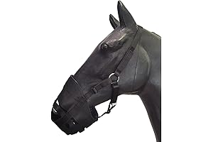 Professional Horse Grazing Muzzle with Halter
