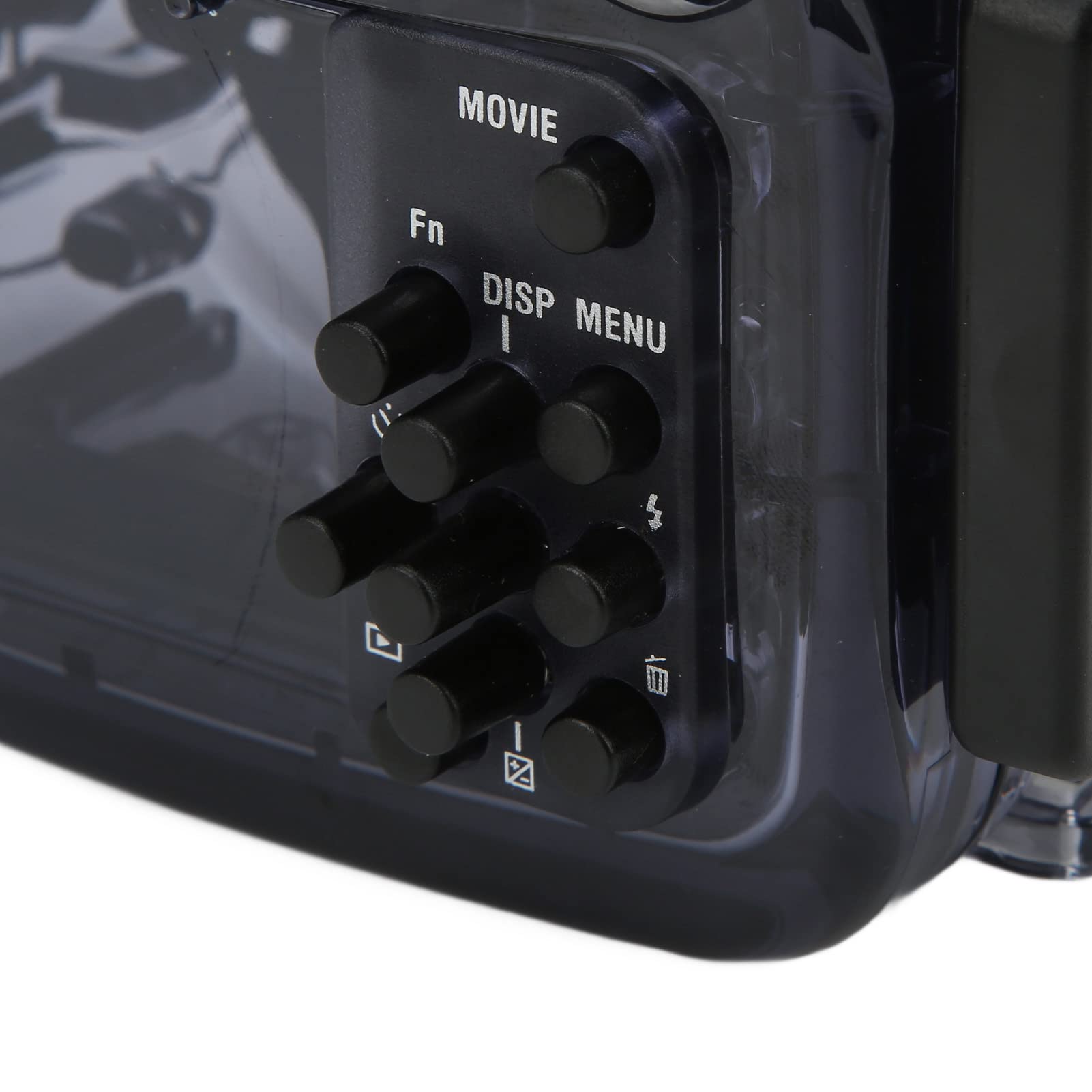 Zunate Custodia Subacquea Impermeabile da 60 M, Custodia Subacquea Impermeabile per Fotocamera DSLR Mirrorless 60 M di profondità, per Fotocamera RX100 RX100 II RX100 III RX100 V