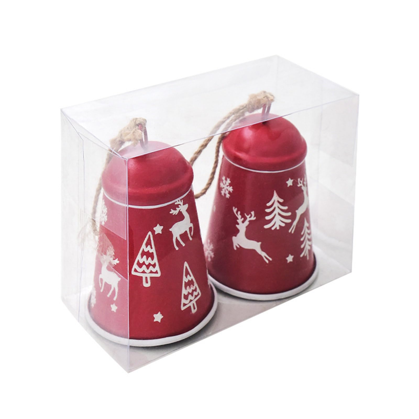 Carotoe A ​​Artisan Metal Reverberation Bells Ornament Clear Tone Traditional Design For Door Top Shelf​ Loud Clear Sounding Bells